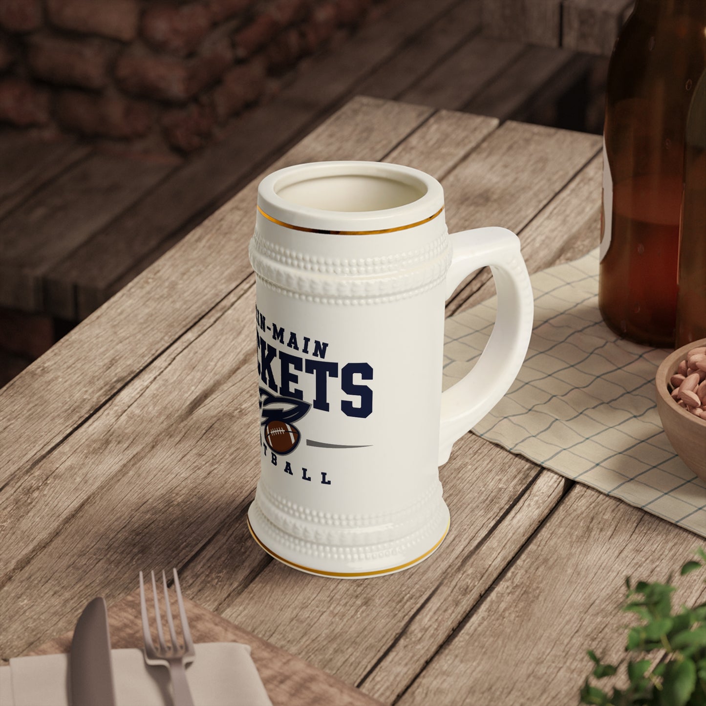 USAFE Football Heritage Collection Beer Stein - Rhein-Main Rockets