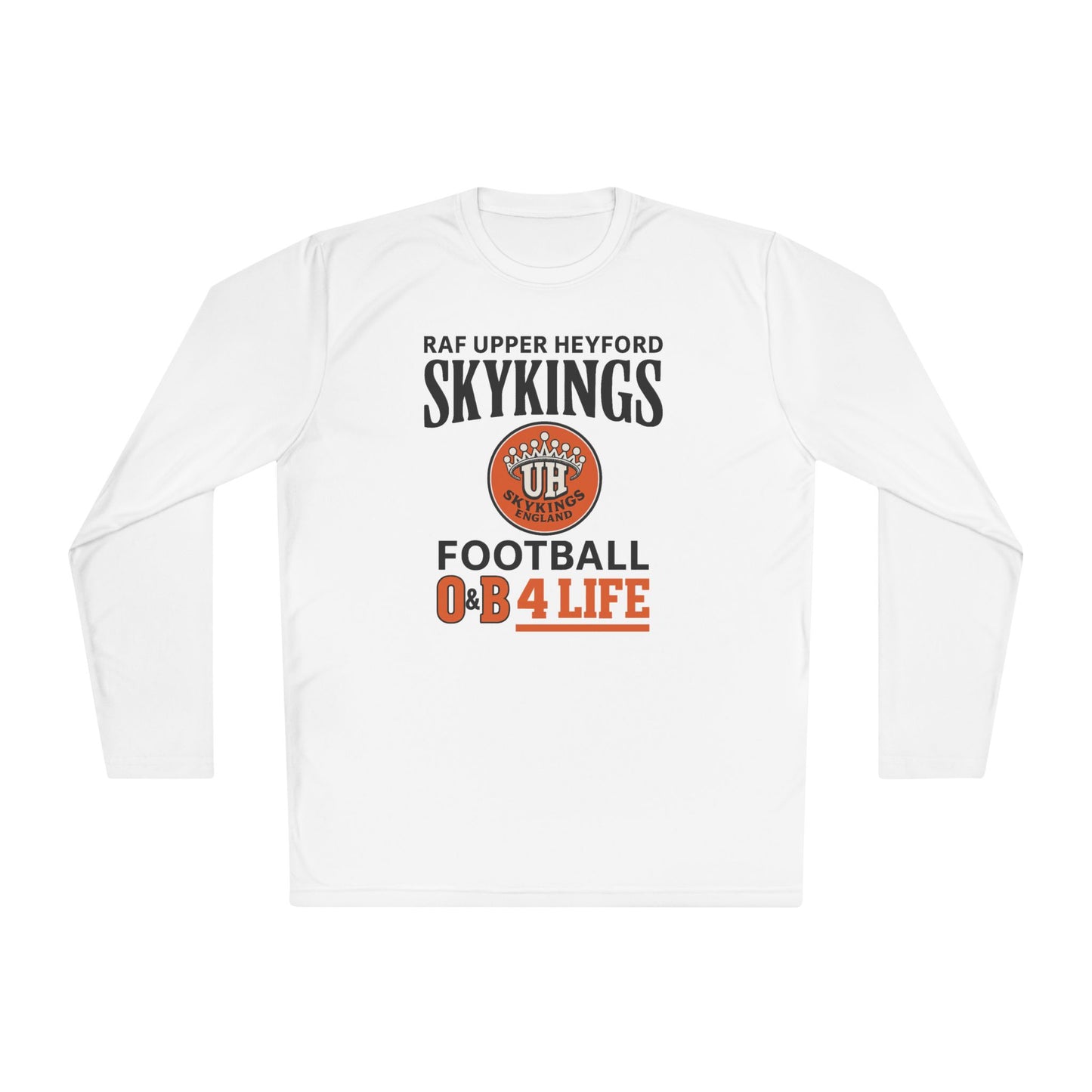 RAF Upper Heyford Skykings Long Sleeve Tee - White O&B4L