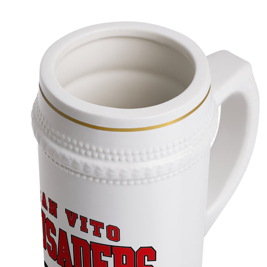 USAFE Football Heritage Collection Beer Stein - San Vito Air Station Crusaders