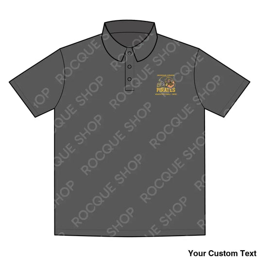 Greenham Common Pirates Football Alumni Polo Shirt – Official Alumni Gear S / Iron Grey T-Shirt