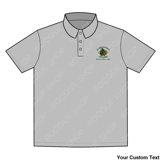 RAF Greenham Common Crusaders Football Alumni Polo Shirt – Official Alumni Gear XS / Silver T-Shirt