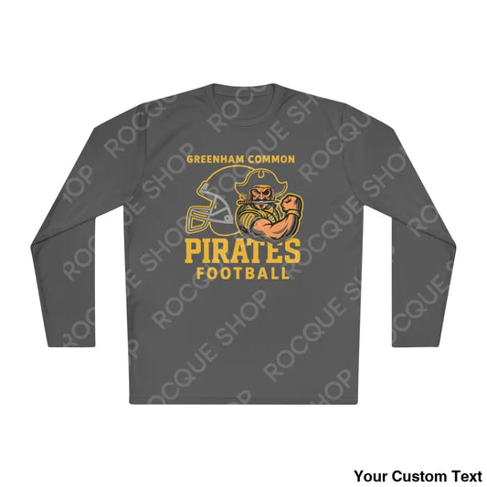 RAF Greenham Common Pirates Football Long Sleeve Tee Iron Grey / XS Long-sleeve