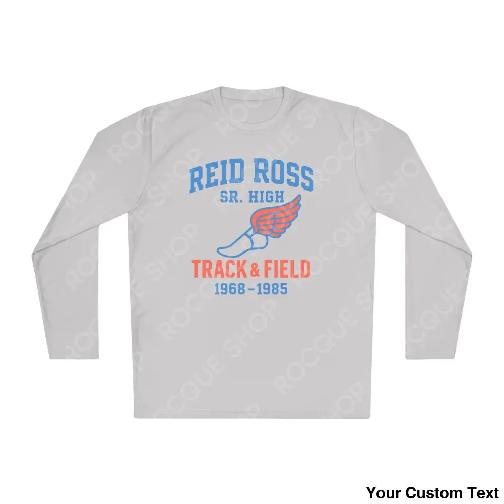 Reid Ross Sr. High Alumni Track & Field Long Sleeve Tee Silver / XS Long-sleeve