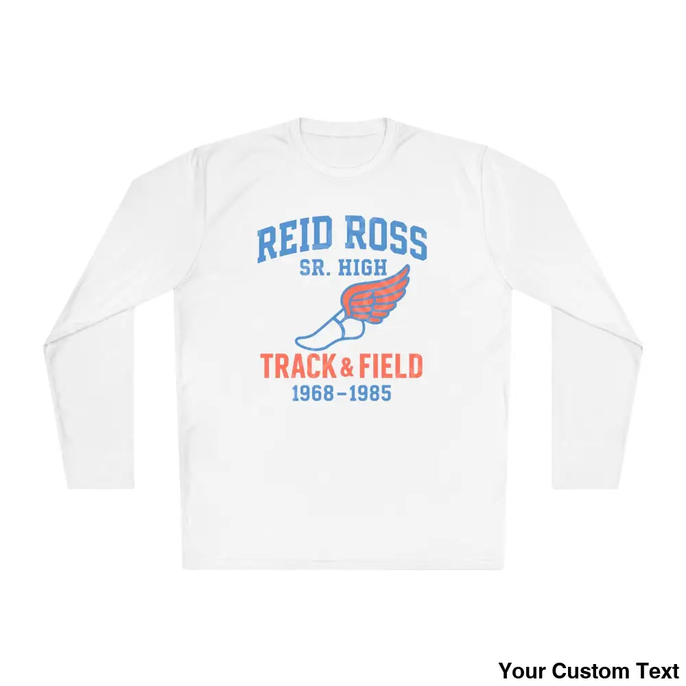 Reid Ross Sr. High Alumni Track & Field Long Sleeve Tee White / XS Long-sleeve