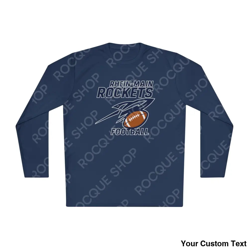 Rhein-Main Rockets Football Long Sleeve Tee True Navy / XS Long-sleeve