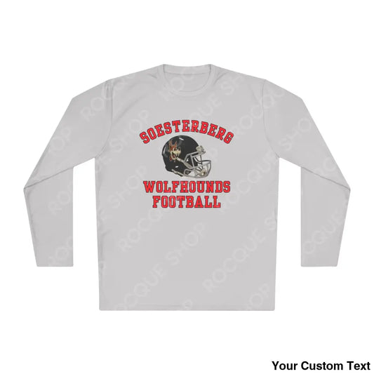 Soesterberg Wolfhounds Football Long Sleeve Tee Silver / XS Long-sleeve