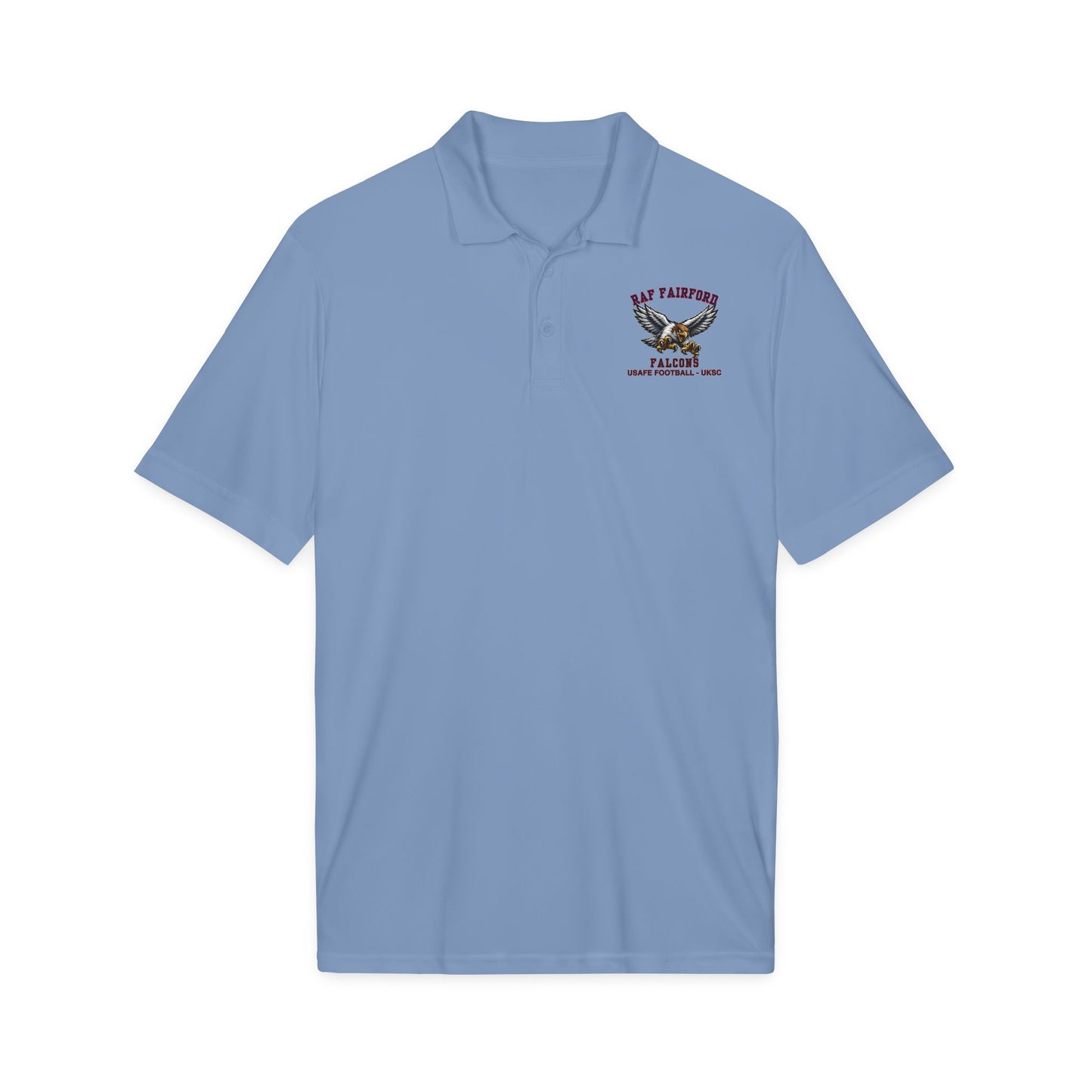 RAF Fairford Falcons BLUE Football Alumni Polo Shirt – Official Alumni Gear
