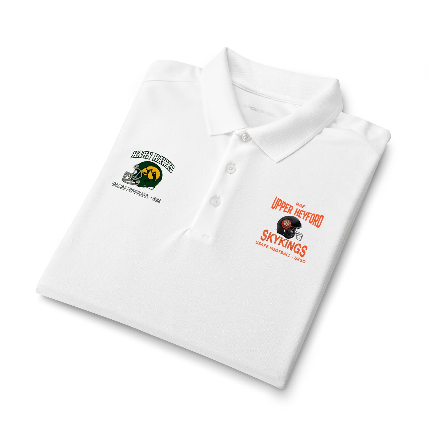 USAFE Dual Heritage Alumni Polo | RAF Upper Heyford Skykings & Hahn Hawks