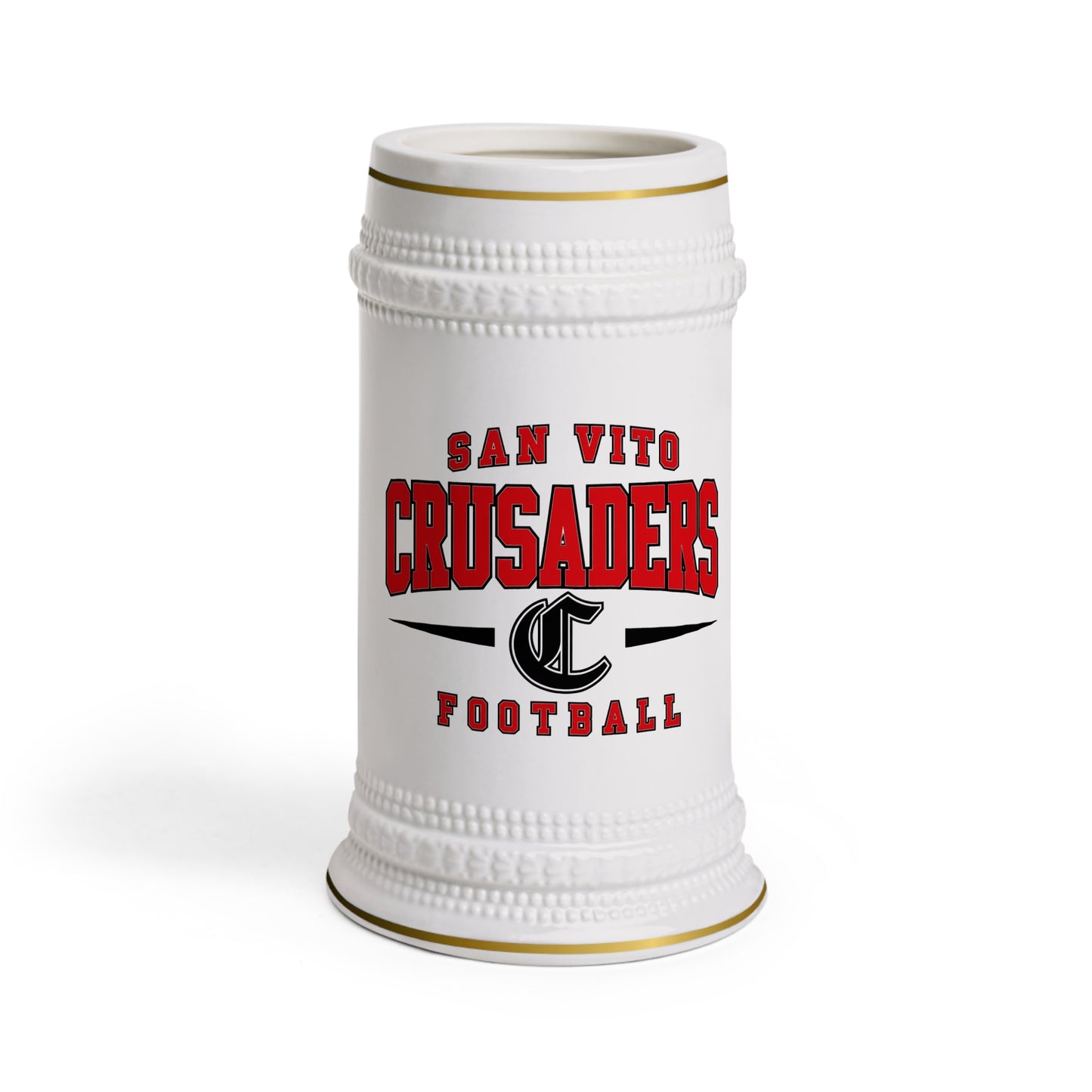 USAFE Football Heritage Collection Beer Stein - San Vito Air Station Crusaders
