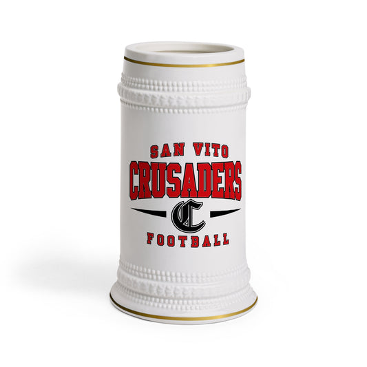 USAFE Football Heritage Collection Beer Stein - San Vito Air Station Crusaders