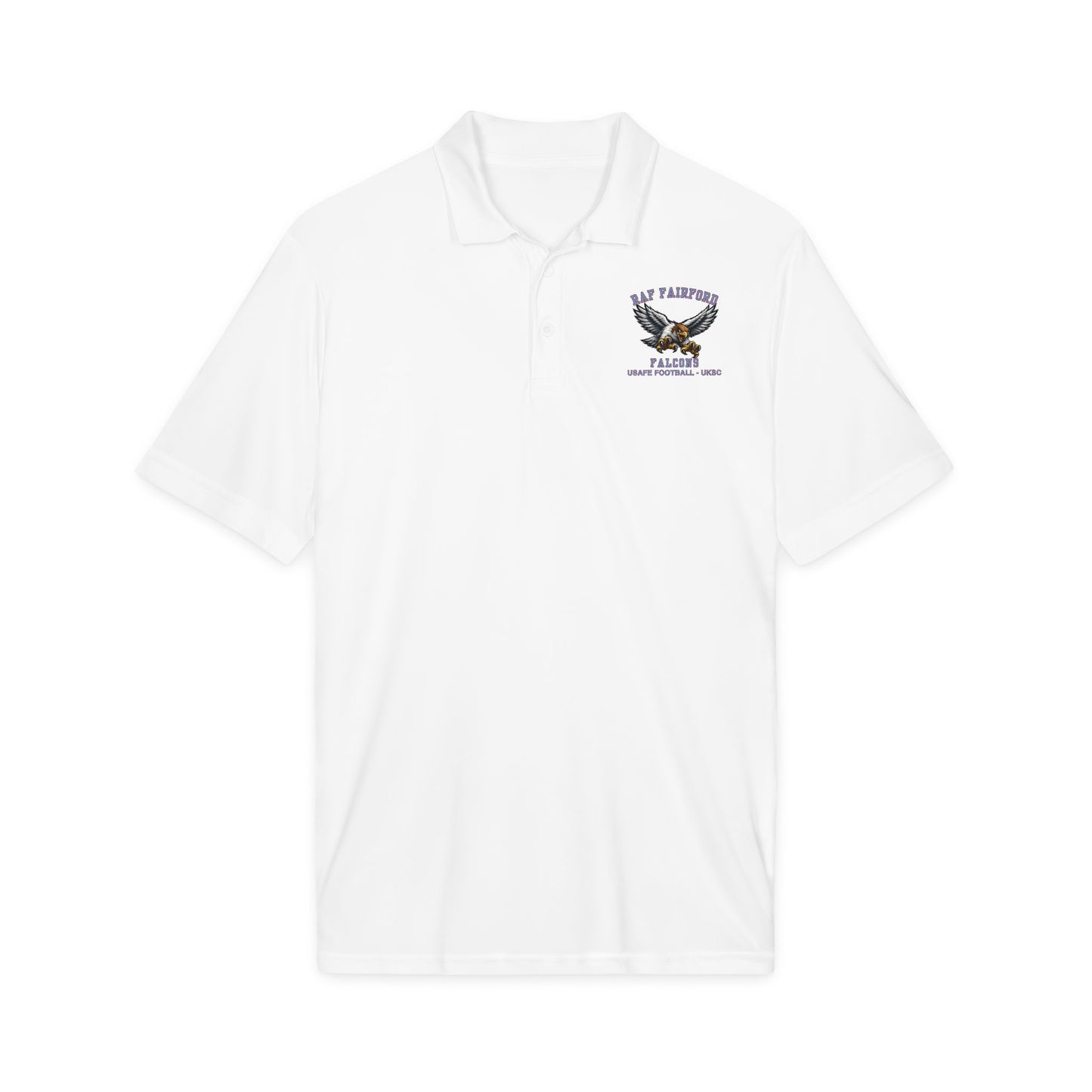 RAF Fairford Falcons BLUE Football Alumni Polo Shirt – Official Alumni Gear