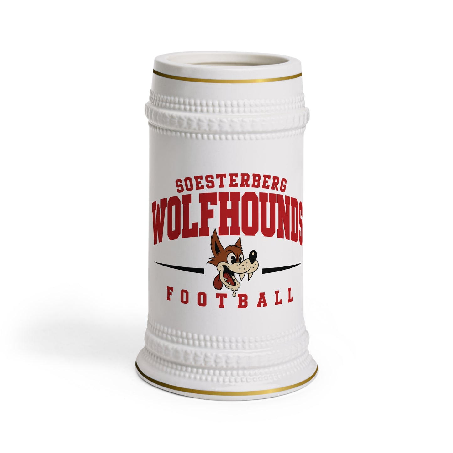 USAFE Football Heritage Collection Beer Stein - Soesterberg Wolfhounds