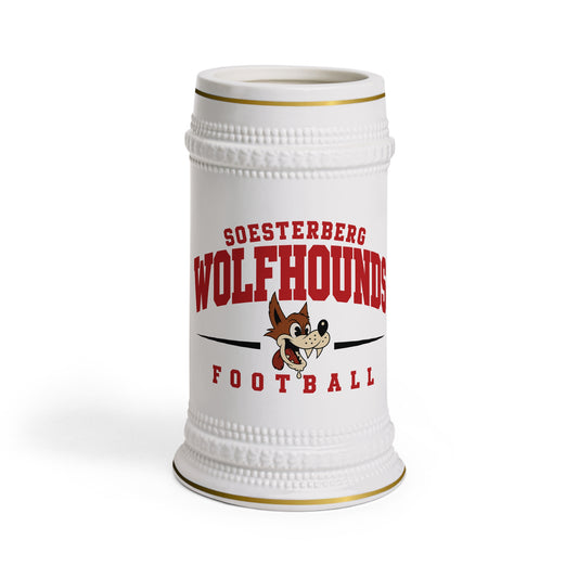 USAFE Football Heritage Collection Beer Stein - Soesterberg Wolfhounds