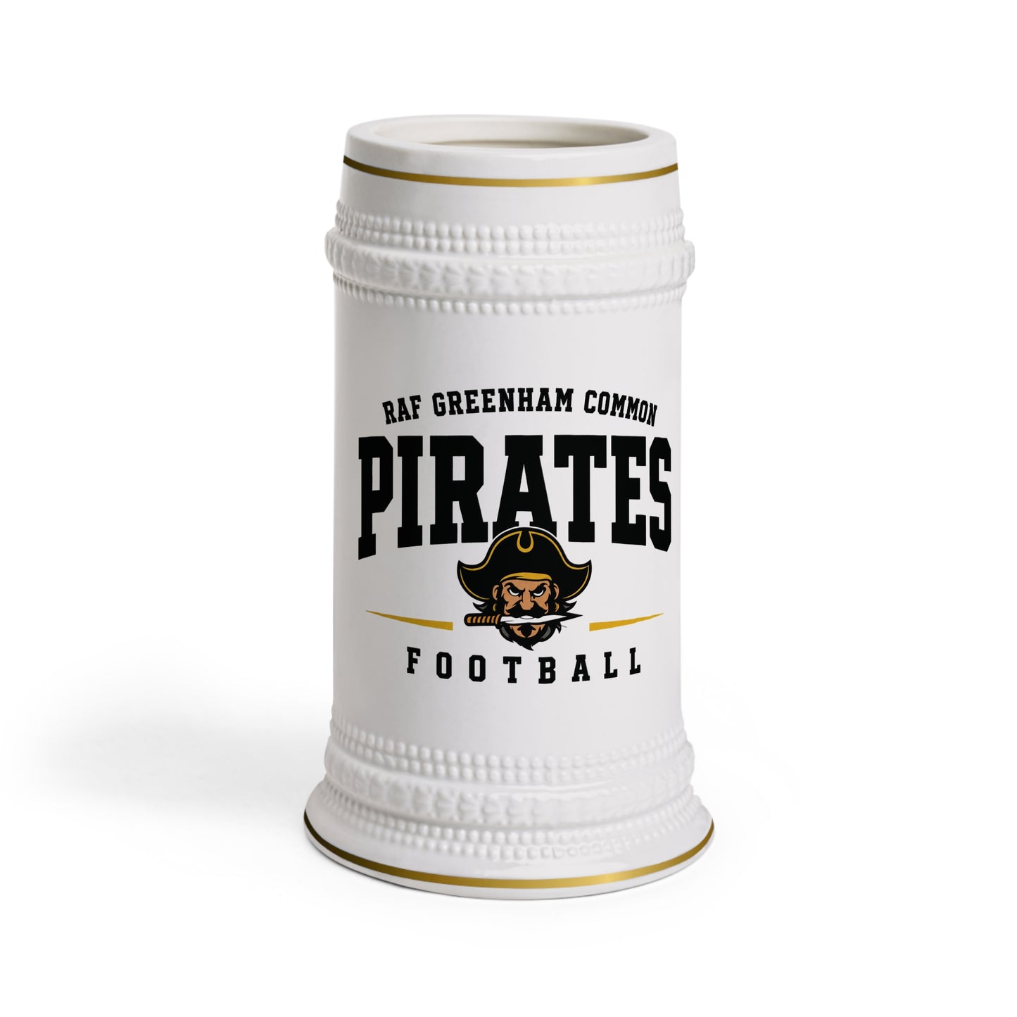 USAFE Football Heritage Collection Beer Stein - RAF Greenham Common Pirates