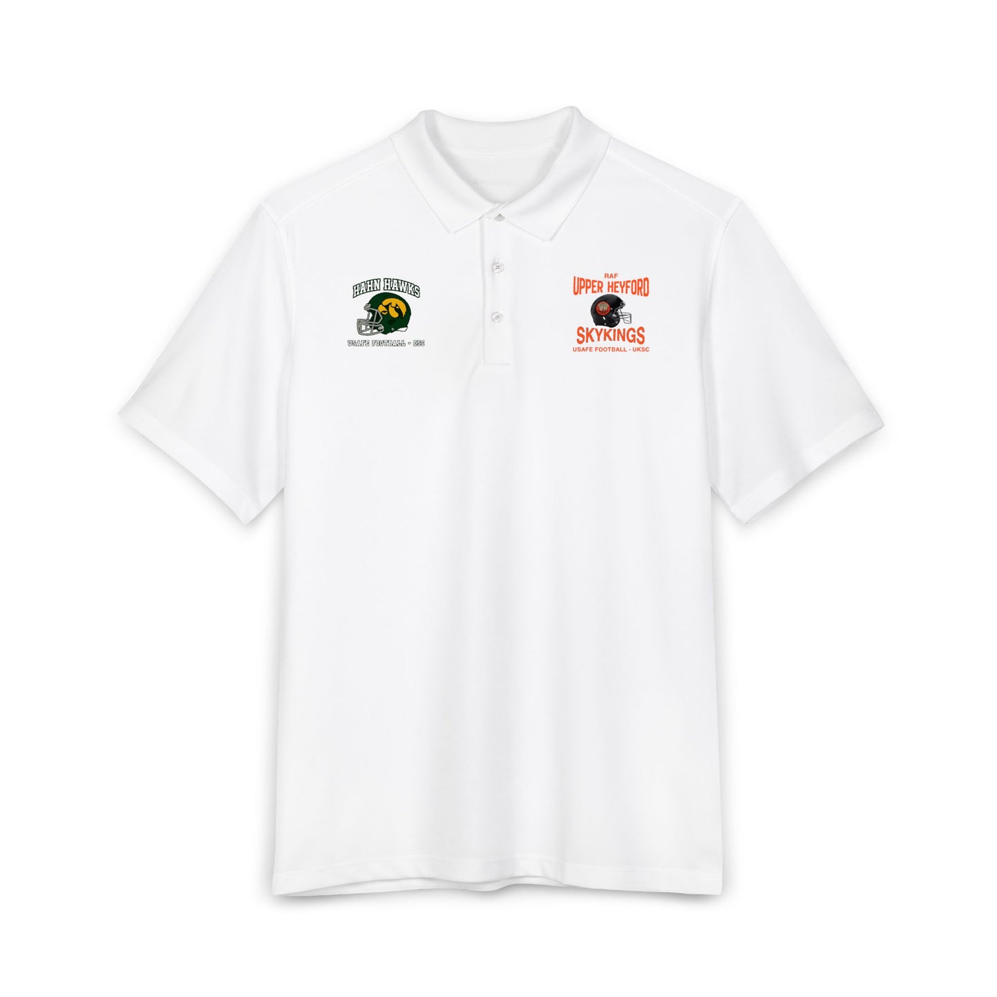 USAFE Dual Heritage Alumni Polo | RAF Upper Heyford Skykings & Hahn Hawks
