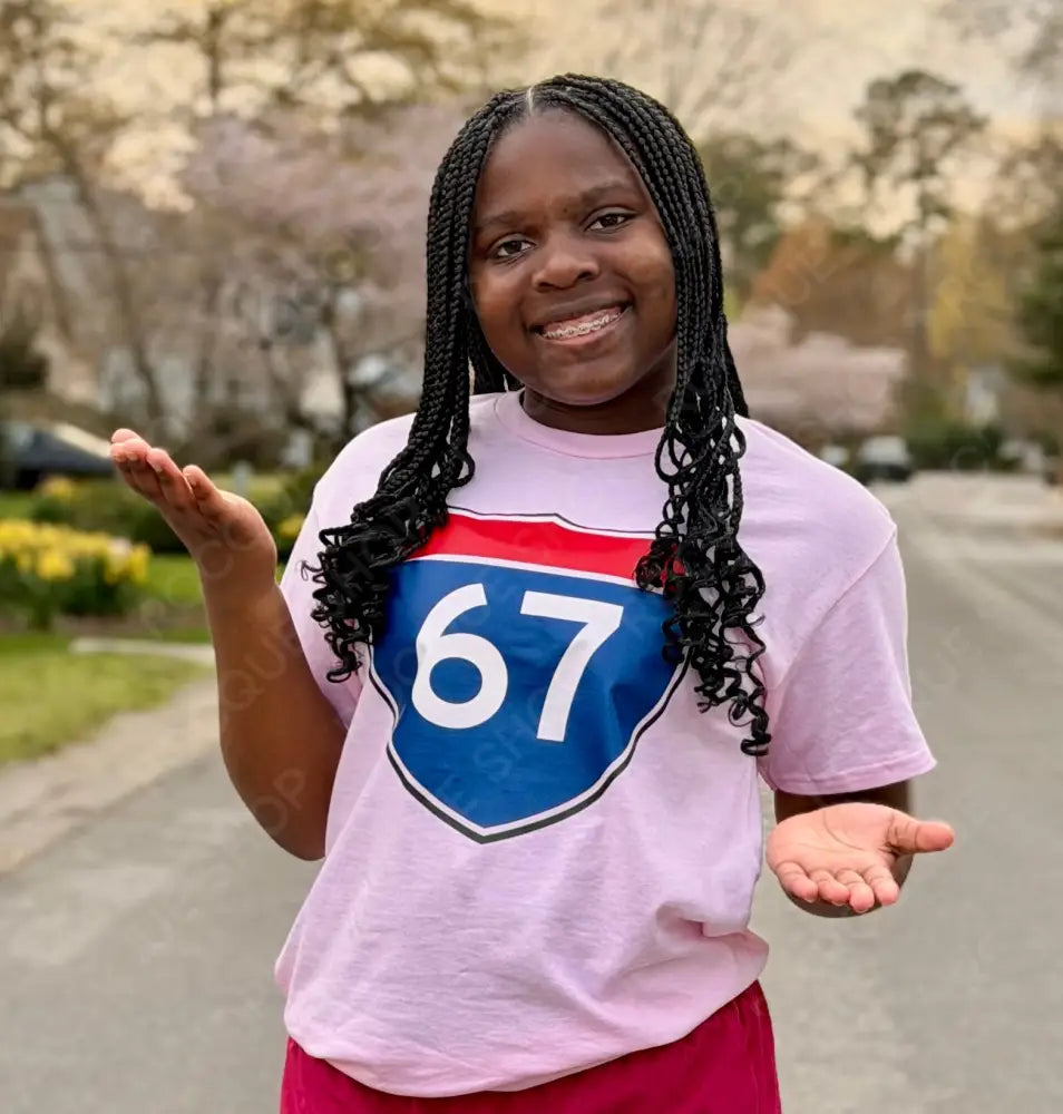 67 Interstate Style Shirt | Minimalist Humor Graphic Tee