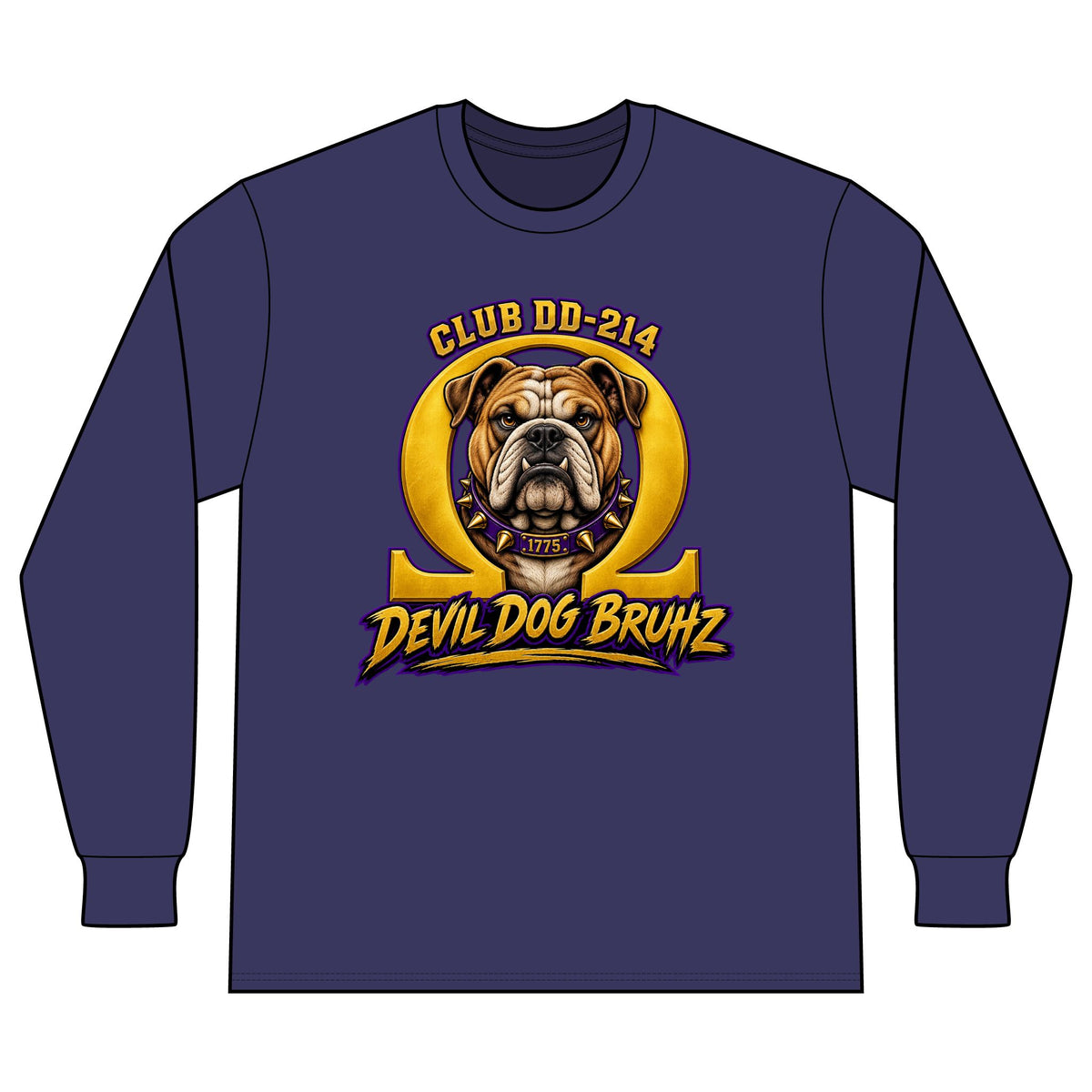 Club DD-214™ 1775. Devil Bruhz – Long Sleeve Tee