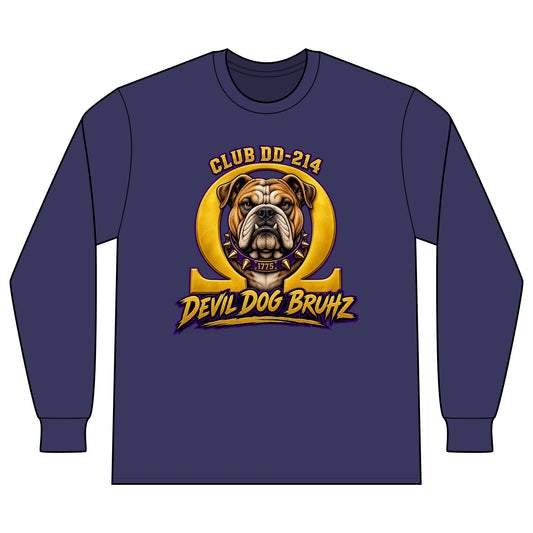 Club DD-214™ 1775. Devil Bruhz – Long Sleeve Tee