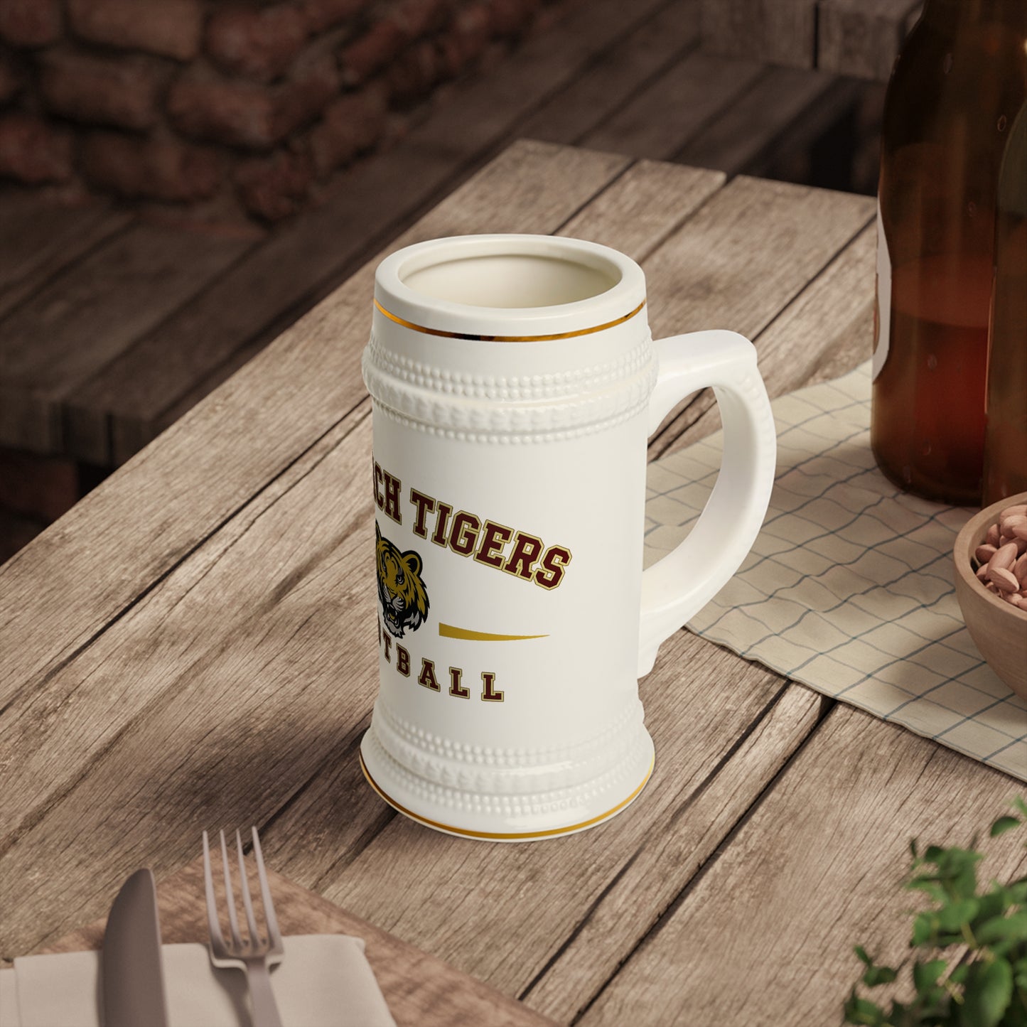 USAFE Football Heritage Collection Beer Stein - Sembach Tigers
