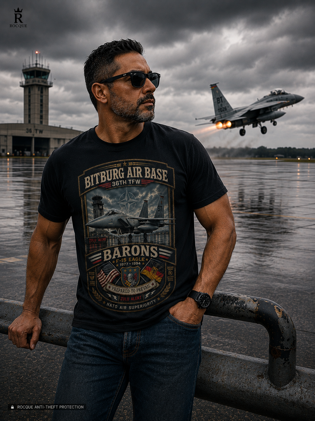 Bitburg Air Base | F-15 Eagle Heritage Tee | USAFE Heritage Collection
