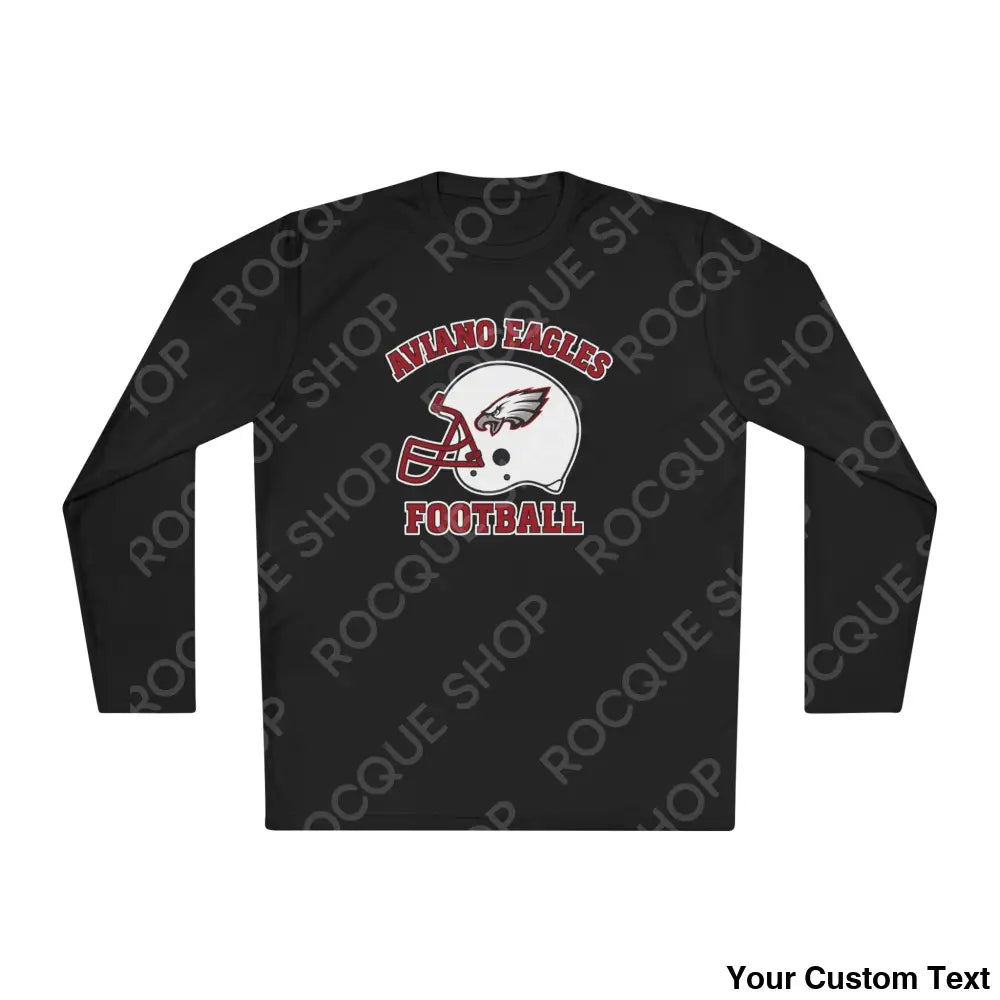 Aviano Eagles Football Long Sleeve Tee Black / XS Long-sleeve
