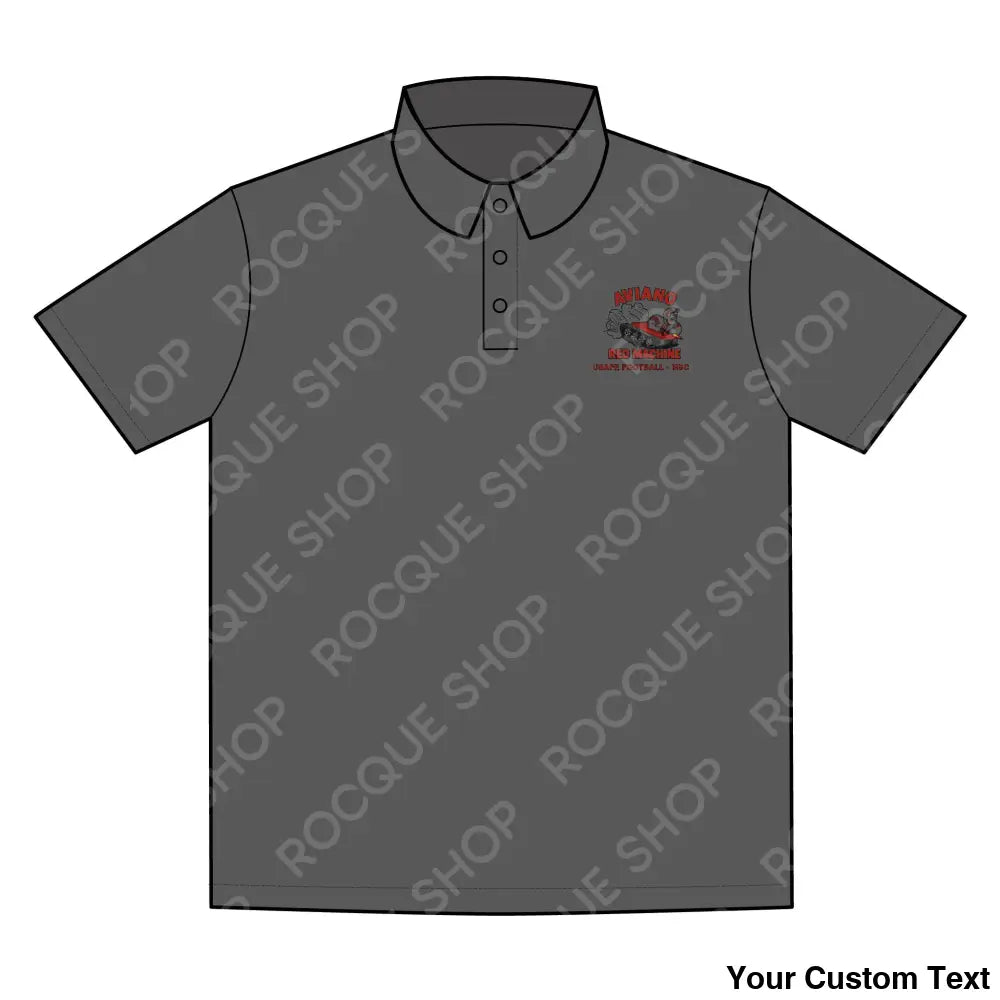 Aviano Red Machine Football Alumni Polo Shirt – Official Alumni Gear S / Iron Grey T-Shirt