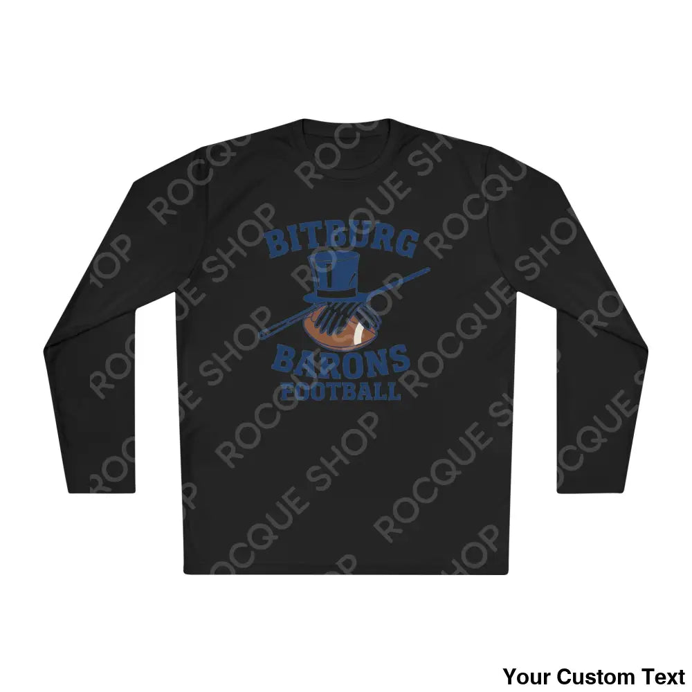 Bitburg Barons Football Long Sleeve Tee Black / XS Long-sleeve
