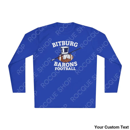 Bitburg Barons Football Long Sleeve Tee (Blue) True Royal / XS Long-sleeve