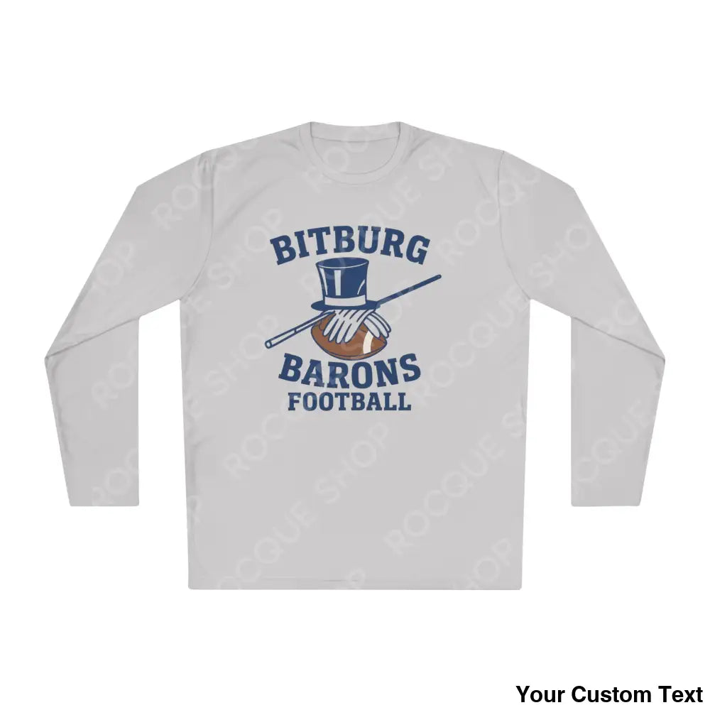 Bitburg Barons Football Long Sleeve Tee Silver / XS Long-sleeve