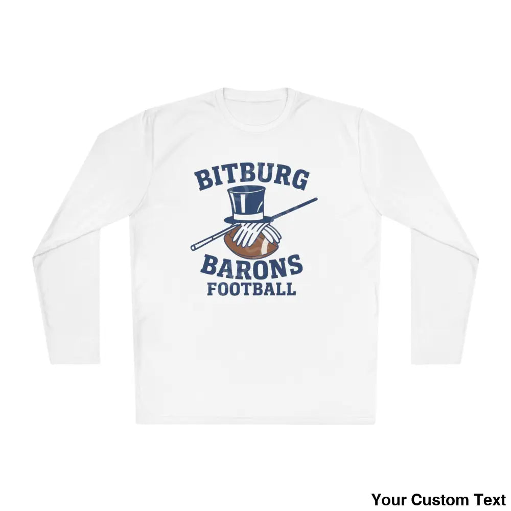 Bitburg Barons Football Long Sleeve Tee White / XS Long-sleeve