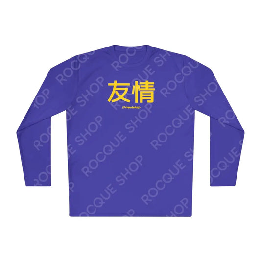 Friendship (Yujo) Kanji Long Sleeve Tee (Purple) Purple / XS Long-sleeve