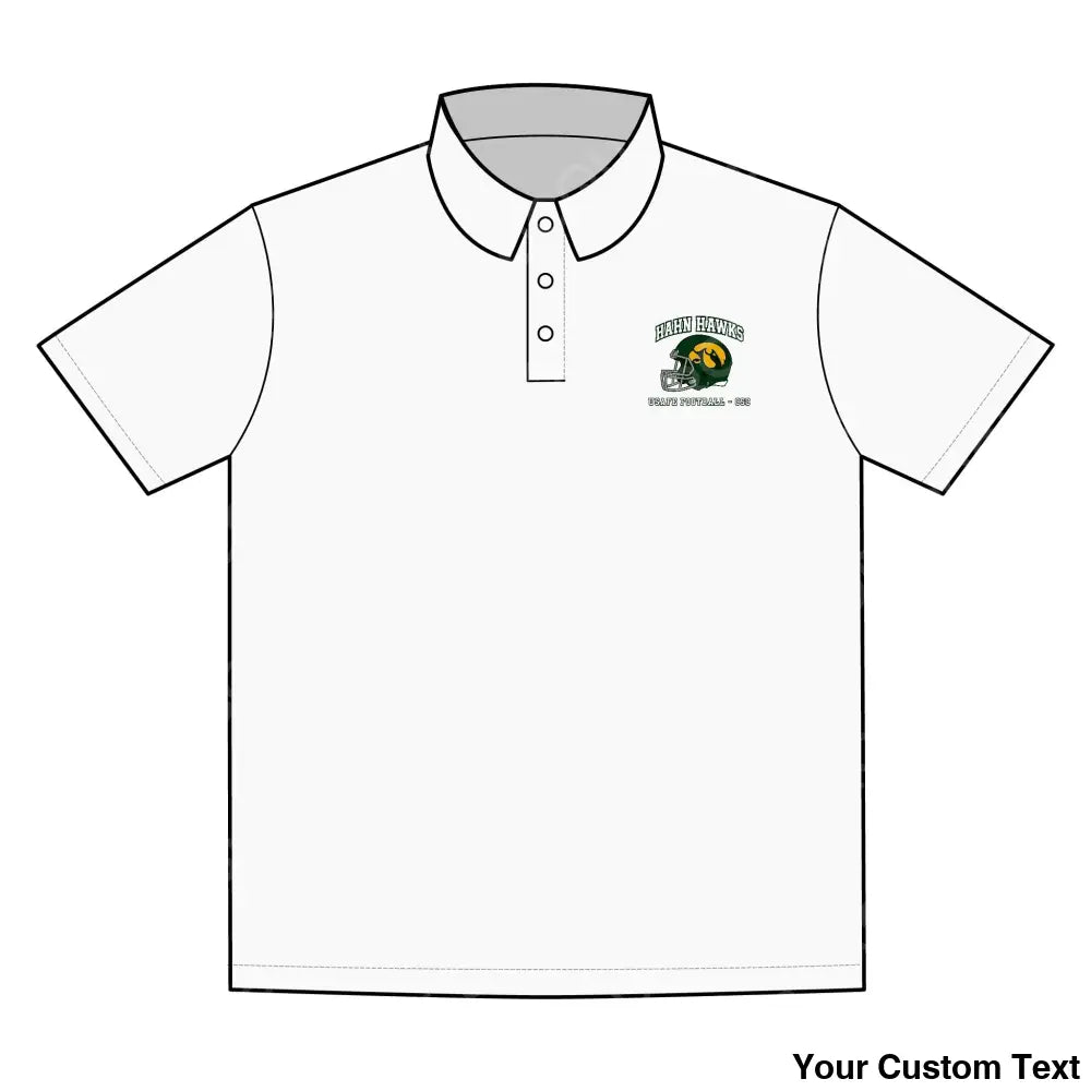 Hahn Hawks Football Alumni Polo Shirt – Official Alumni Gear XS / Gold T-Shirt
