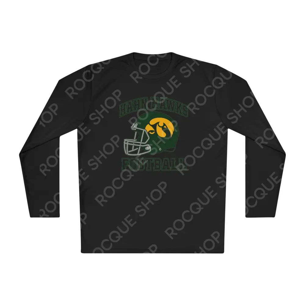Hahn Hawks Football Long Sleeve Tee Black / XS Long-sleeve