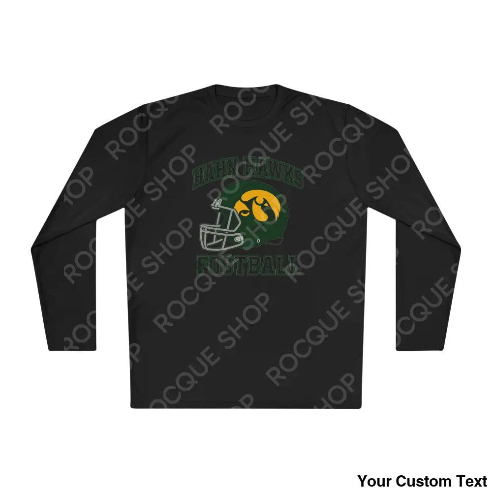 Hahn Hawks Football Long Sleeve Tee Black / XS Long-sleeve