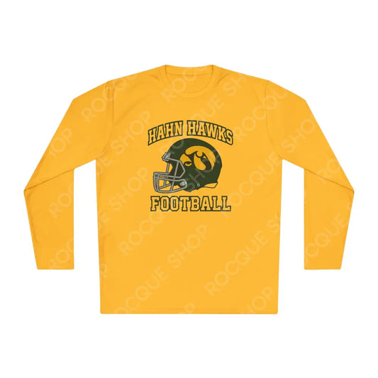 Hahn Hawks Football Long Sleeve Tee Gold / XS Long-sleeve