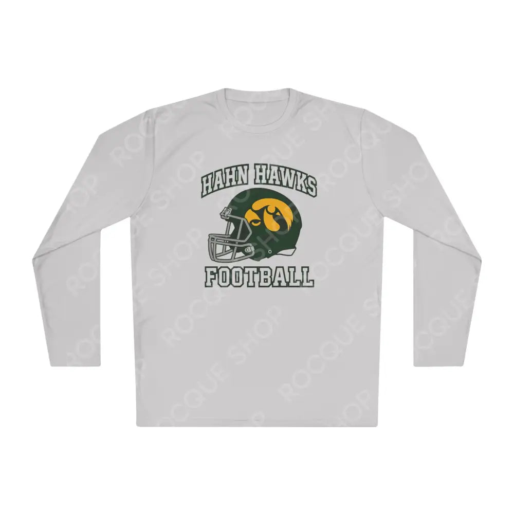 Hahn Hawks Football Long Sleeve Tee Silver / XS Long-sleeve