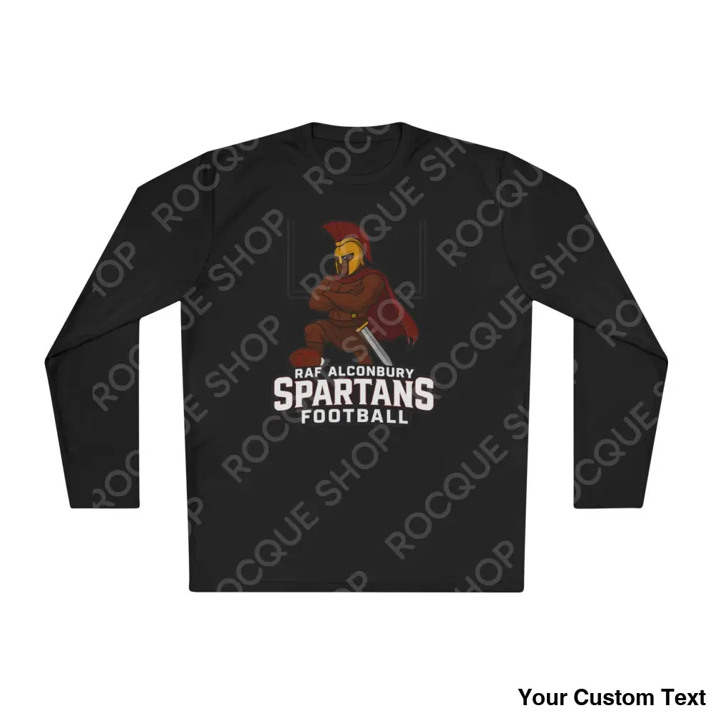 RAF Alconbury Spartans Football Long Sleeve Tee Black / XS Long-sleeve