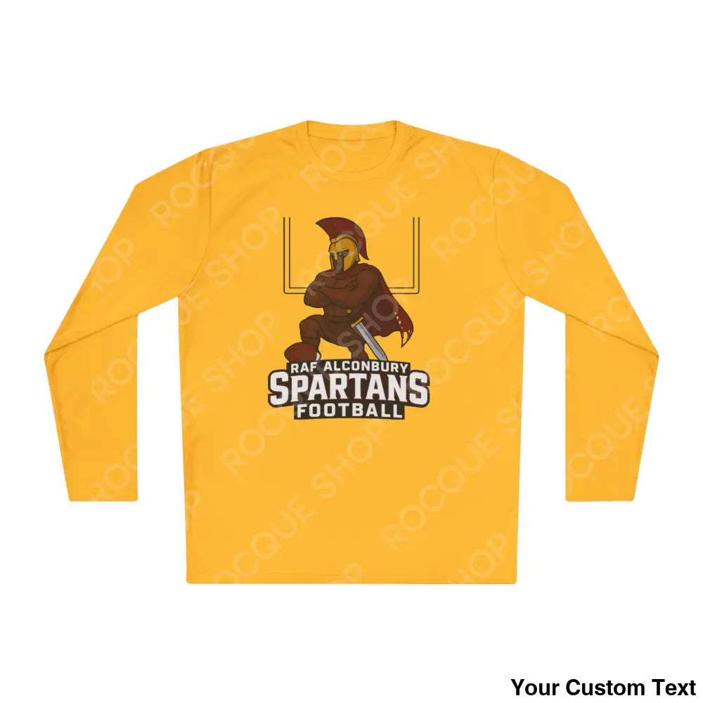 RAF Alconbury Spartans Football Long Sleeve Tee Gold / XS Long-sleeve