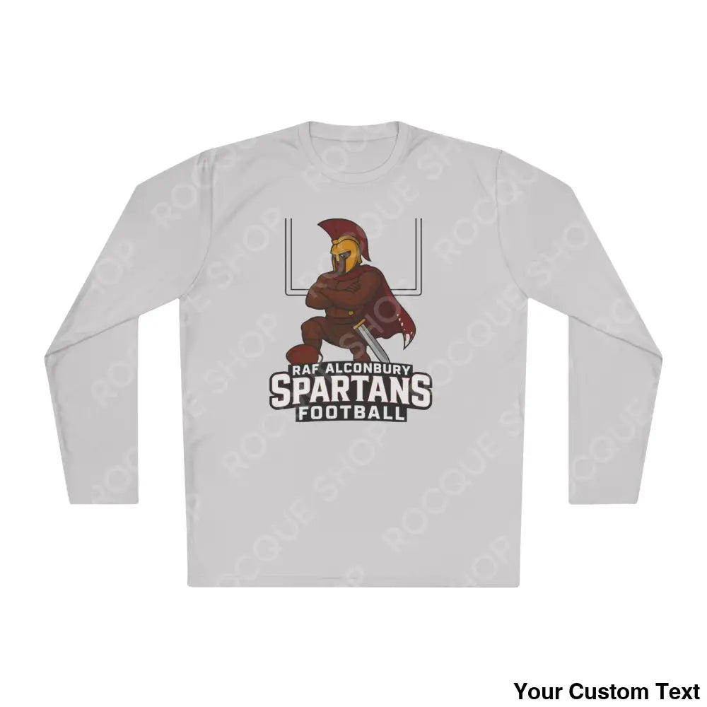 RAF Alconbury Spartans Football Long Sleeve Tee Silver / XS Long-sleeve