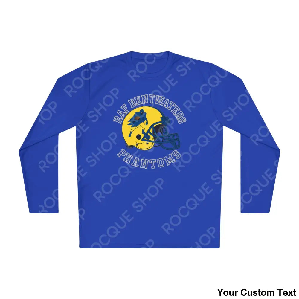 RAF Bentwaters Phantoms Football Long Sleeve Tee True Royal / XS Long-sleeve