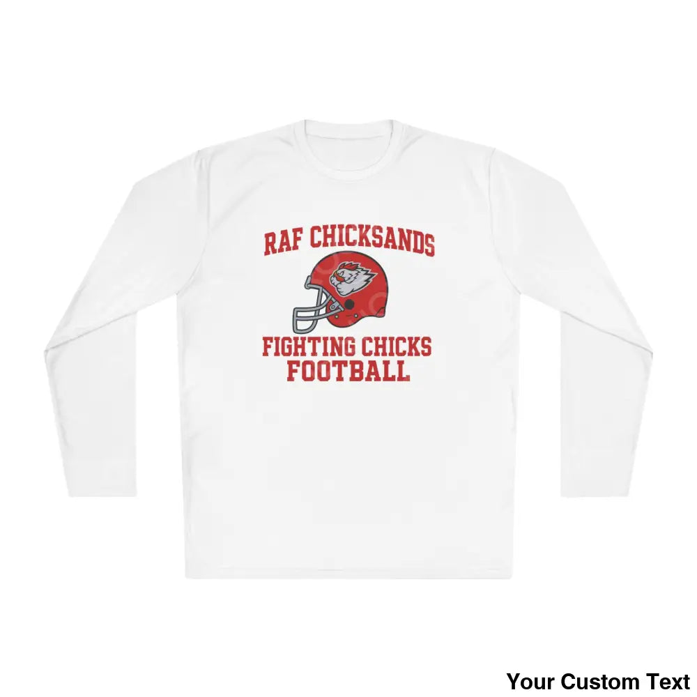 RAF Chicksands Football Long Sleeve Tee White / XS Long-sleeve