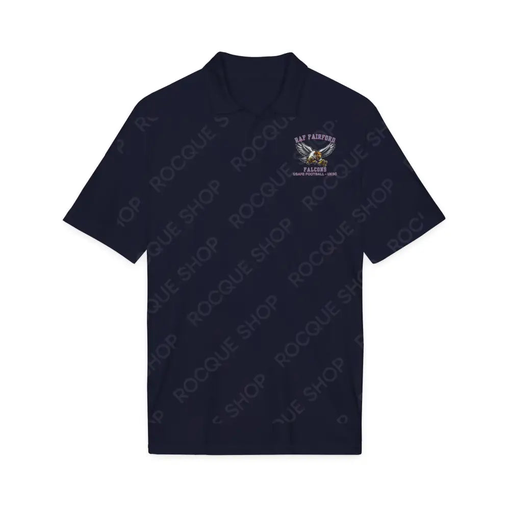 RAF Fairford Falcons BLUE Football Alumni Polo Shirt – Official Alumni Gear - XS / True Navy - T-Shirt