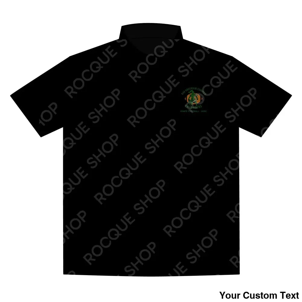 RAF Greenham Common Crusaders Football Alumni Polo Shirt – Official Alumni Gear XS / Black T-Shirt