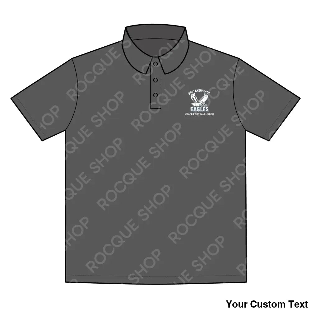RAF Lakenheath Eagles Football Alumni Polo Shirt – Official Alumni Gear S / Iron Grey T-Shirt