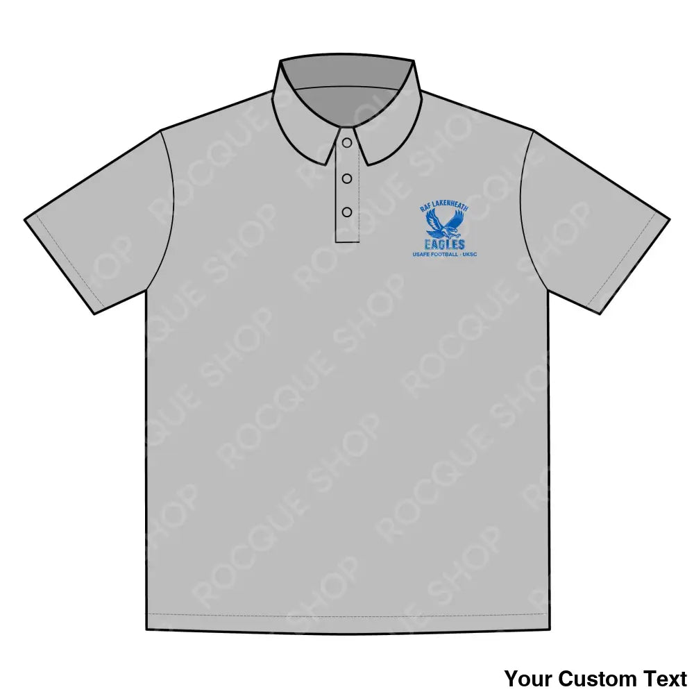 RAF Lakenheath Eagles Football Alumni Polo Shirt – Official Alumni Gear XS / Silver T-Shirt