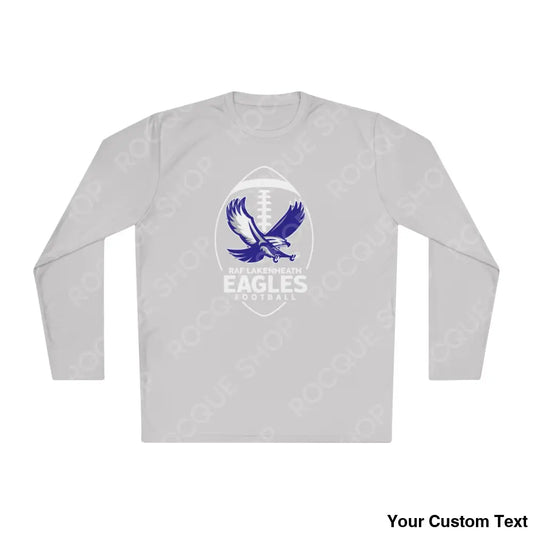 RAF Lakenheath Eagles Football Long Sleeve Tee Silver / XS Long-sleeve