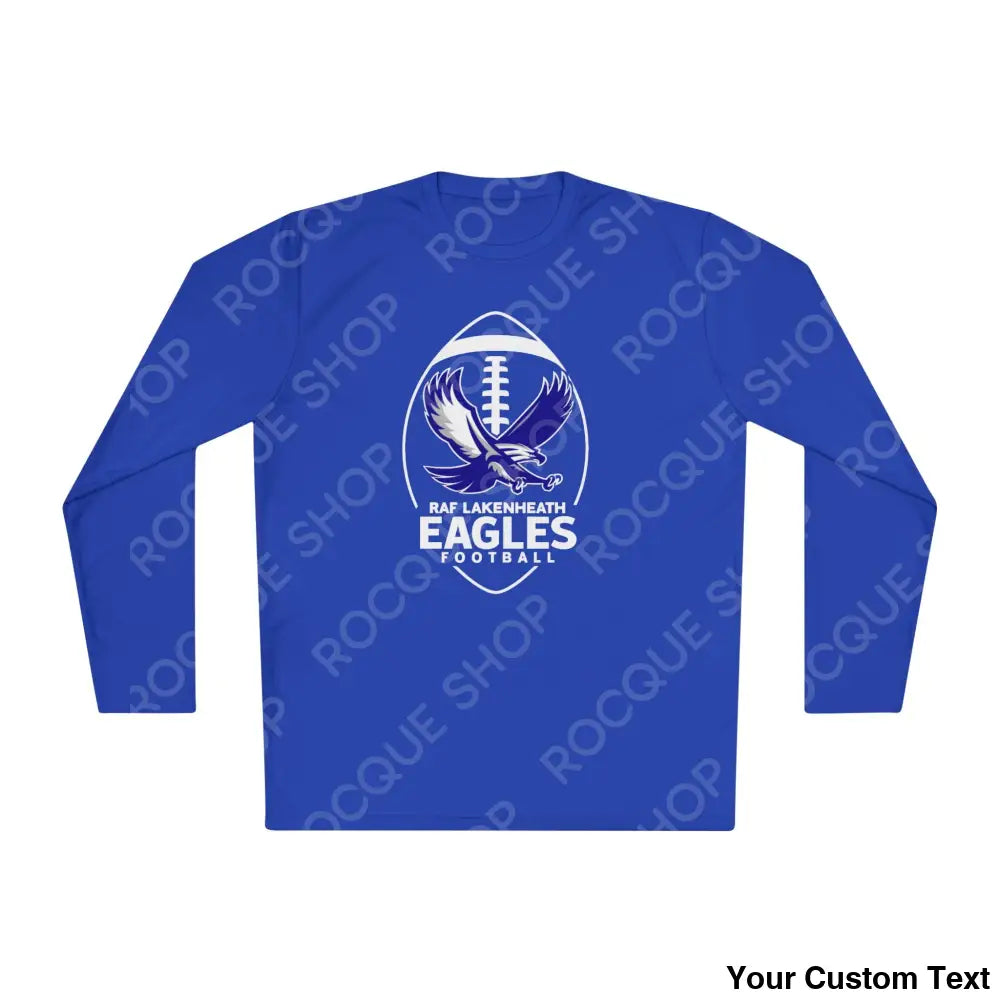 RAF Lakenheath Eagles Football Long Sleeve Tee True Royal / XS Long-sleeve