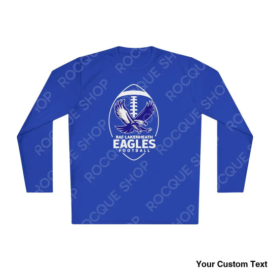 RAF Lakenheath Eagles Football Long Sleeve Tee True Royal / XS Long-sleeve
