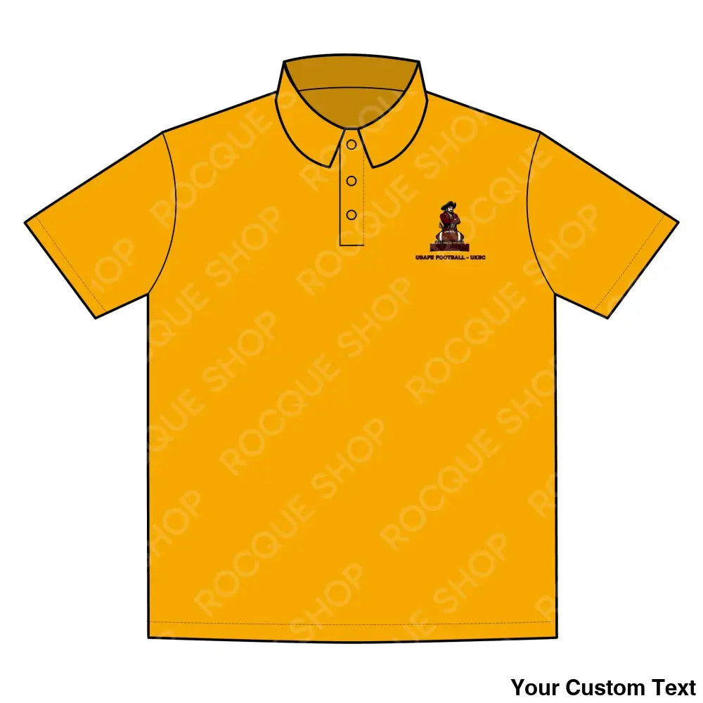RAF Mildenhall Marauders Football Alumni Polo Shirt – Official Alumni Gear XS / Gold T-Shirt
