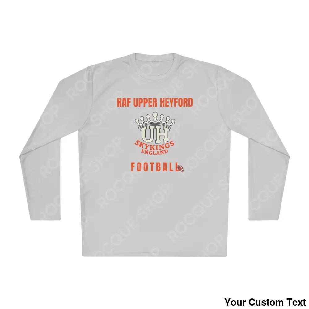 RAF Upper Heyford Skykings ’UH’ Long Sleeve Tee Silver / XS Long-sleeve